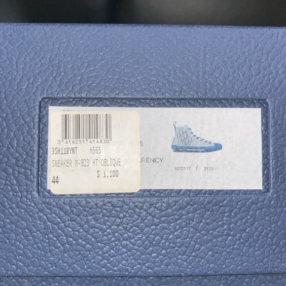 Dior Hi-Top Chucks Oblique - Picture 4 of 4